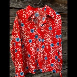 vintage button up